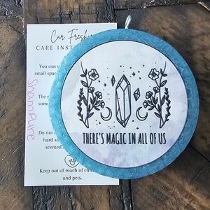 Blue "There's Magic In All Of Us" Car Air Freshener